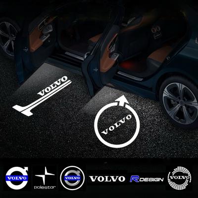 2x Для AWD S80 S60 V40 XC60 T4 T4 T5 156 246 V60 XC90 B5 B6 T6 T8 Автомобильная светодиодная подсветка двери Проектор Логотип Приветственная лампа