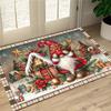 Cartoon Santa Claus Carpet Christmas Carpet Doormat Outdoor Carpet Welcome Mat Living Room Carpet Rug For Bedroom Home De