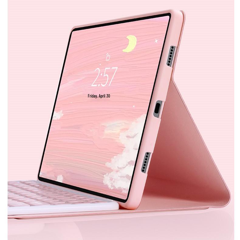 Совместимый Bluetooth-клавиатура Защитный чехол для планшета Honor Tablet 9 (12,1-дюймовый), X8 Pro, X9a и X9 с круглым сенсорным колпачком и кожаной отделкой.