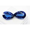 20.45 Ct Natural Blue Sapphire Pear Loose Gemstone Pair CERTIFIED Gift For Her