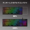 [Japanese Layout] HyperX Alloy Origins Core RGB Mechanical Gaming Keyboard Tenkeyless HyperX Switch for Gamers 2 Year Manufacturer Warranty HX-KB7RDX-