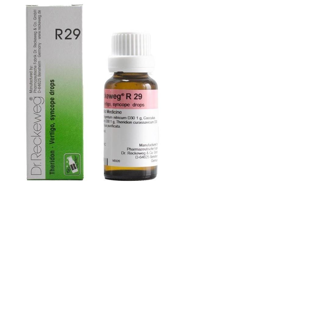 Dr. Reckeweg R29 Vertigo , Syncope Drops