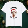 НОВАЯ Редкая Белая Футболка с Верблюдами Merry Xmas Все Размеры Подарок Рождественская Унисекс Футболка