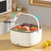 With Handle Ultrasonic Fruit Washing Machine Electric Food Purifier  Vegetables Cleaning