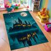 Magical Castle theme Rug for Cozy Living Spaces carpet for home sofa bedroom, gift mats