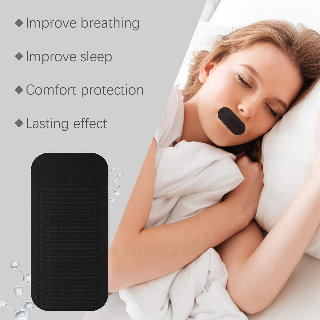 Пластырь против храпа для сна Пластырь против храпа для сна, предотвращающий сухость во рту и храп, можно использовать во время занятий спортом или сна