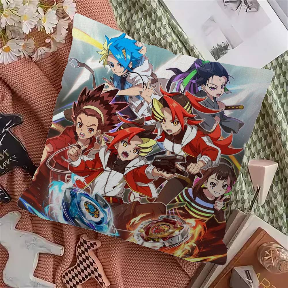 Anime Bbeyblade X Cushion Cover Inches Farmhouse Decor Home Throw Pillow Covers for Couch Decorations