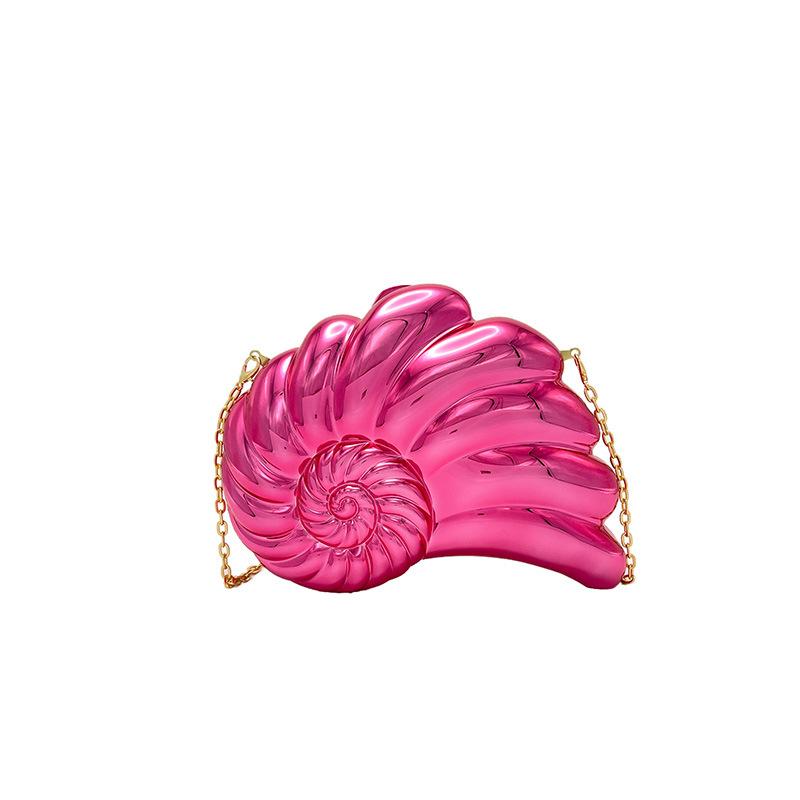 Персонализированная акриловая сумка-ракушка 2025 новая европейская и американская мода блестящая сумка на плечо женская цепочка кроссбоди вечерняя сумка