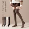 Носки Детские Гольфы, Весна/лето Тонкие Высокие Носки, Однотонные Носки в Стиле Пэчворк до Колена, Осень/зима Женские Длинные Носки