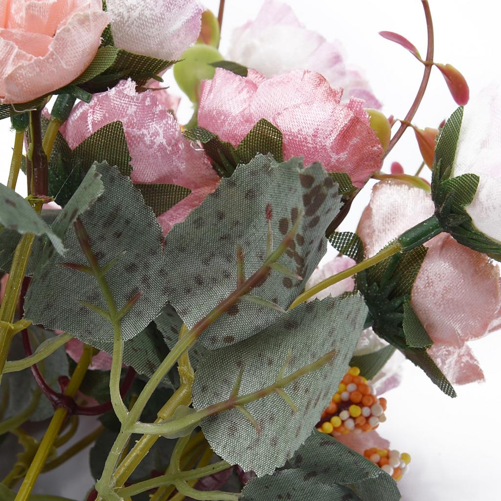 21 голова 1 букет искусственный цветок розы лист лаконичный домашний свадебный декор