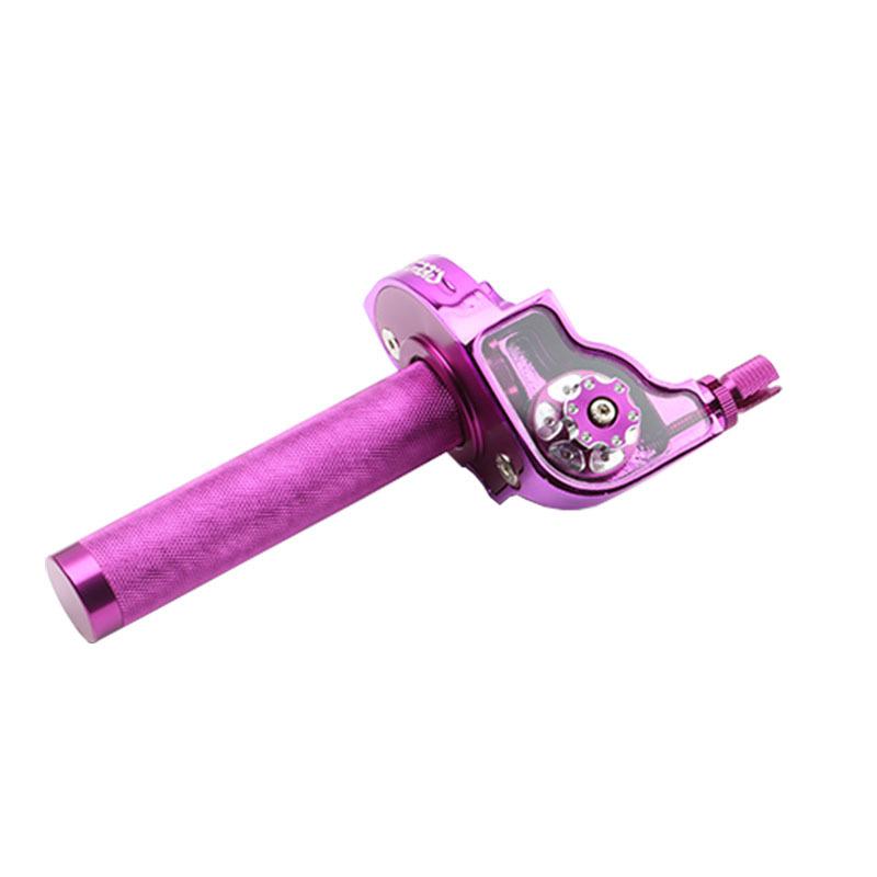 1Pcs Throttle Twist Grips Handlebars 22mm Universal Aluminum Accelerator For Motorcycle Moped Scooter Bike M10*1.5
