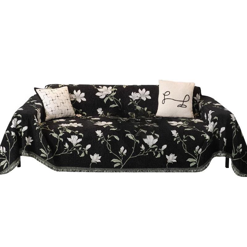 Chenille Sofa Towel Four Seasons Universal High Sense Sofa Cover Antique Style Sofa Cover Anti-Scratching Sofa Cover Cloth