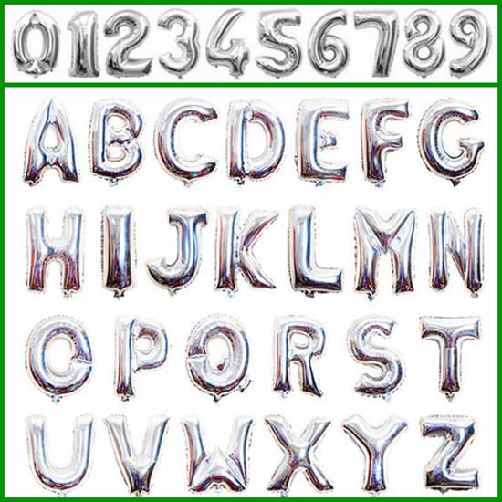 Фольгированный воздушный шар в форме цифры или буквы. 1 штука