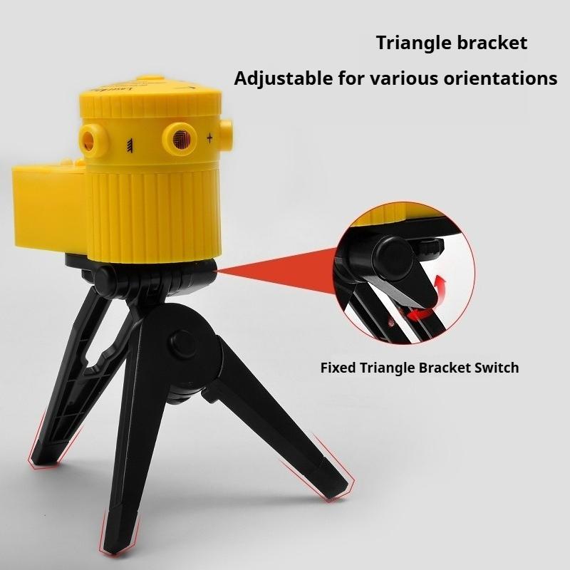 Инфракрасный лазерный уровень с кронштейном, многофункциональный литьевой измеритель, отвес, вращающаяся бытовая линейка-уровень со светодиодной подсветкой
