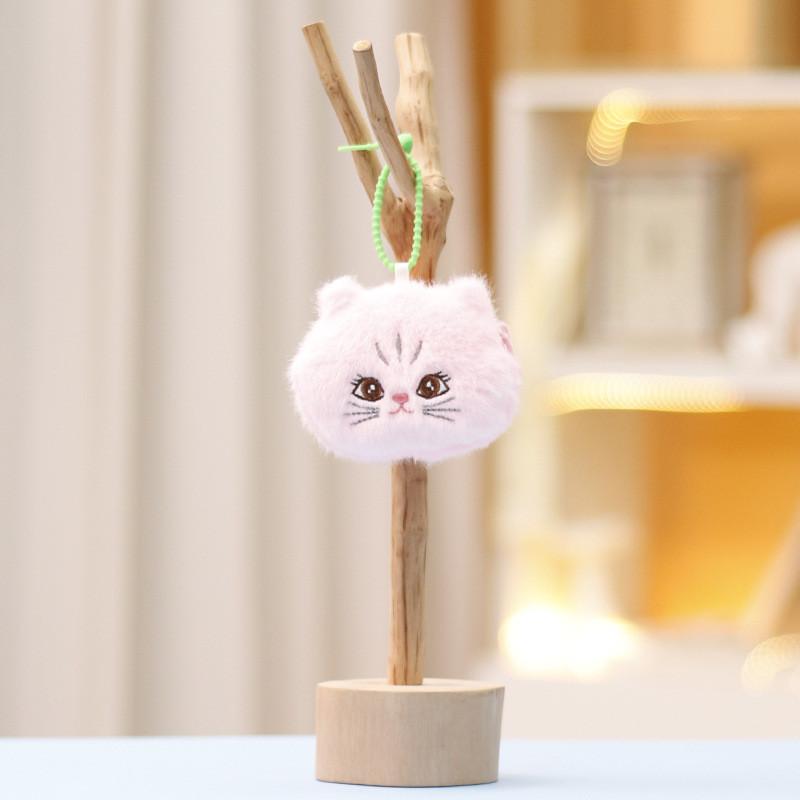 Rabbit Panda Cat Key Chain Cartoon Girl Backpack Decorative Pendant Doll Plush