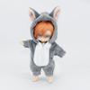 YUYAKESHI Obitsu 11 OB11 Размер наряда Obitsu Doll 11 Одежда Animal Animal GSC Домашняя одежда Мягкая игрушка Одежда для кукол Одежда для кукол Пушистая милая кукла 11 см