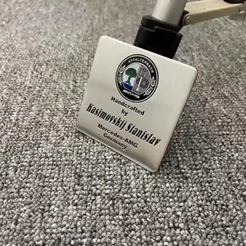 Car Engine Sticker AFFALTERBACH Nameplate Label Emblem Sticker For Mercedes Benz AMG Maybach W205 W213 W166 W177 W463 W464 CLA TC9