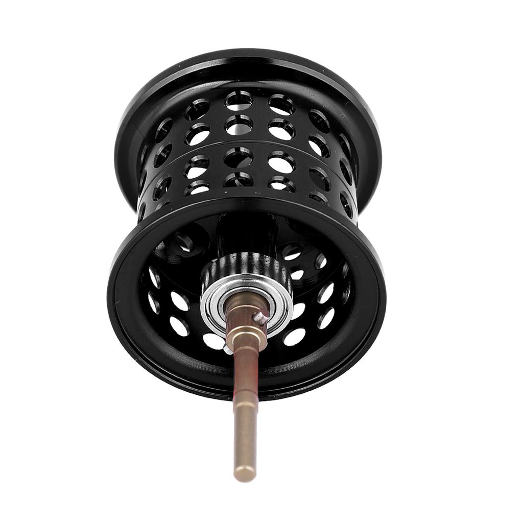 Алюминиевая рыболовная катушка с круглым подшипником, шпуля для кастинговых катушек PMAX3 BMAX3 SMAX3 (черный)