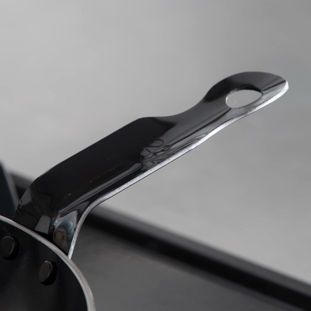 Endo Shoji TKG Iron Frying Pan 26cm Inner Diameter X Depth 260 X 48 Handle Length 120 Bottom Diameter 185 Plate Thickness Mass Compatible with IH