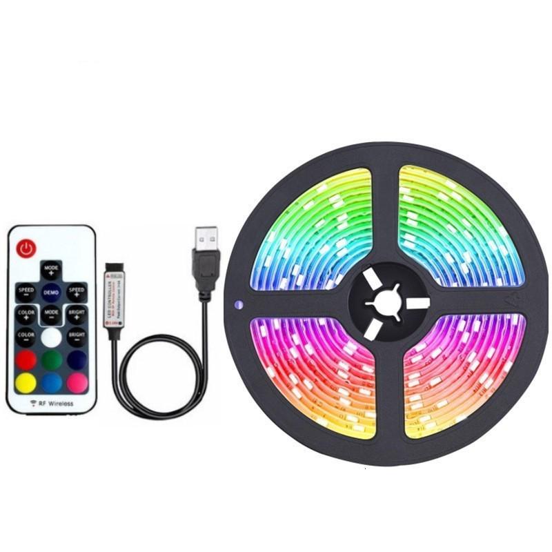 В наличии RGB Bluetooth Музыкальная светодиодная лента, 5050 Низковольтная USB, Цветная подсветка для телевизора, Светодиодная лента 5В