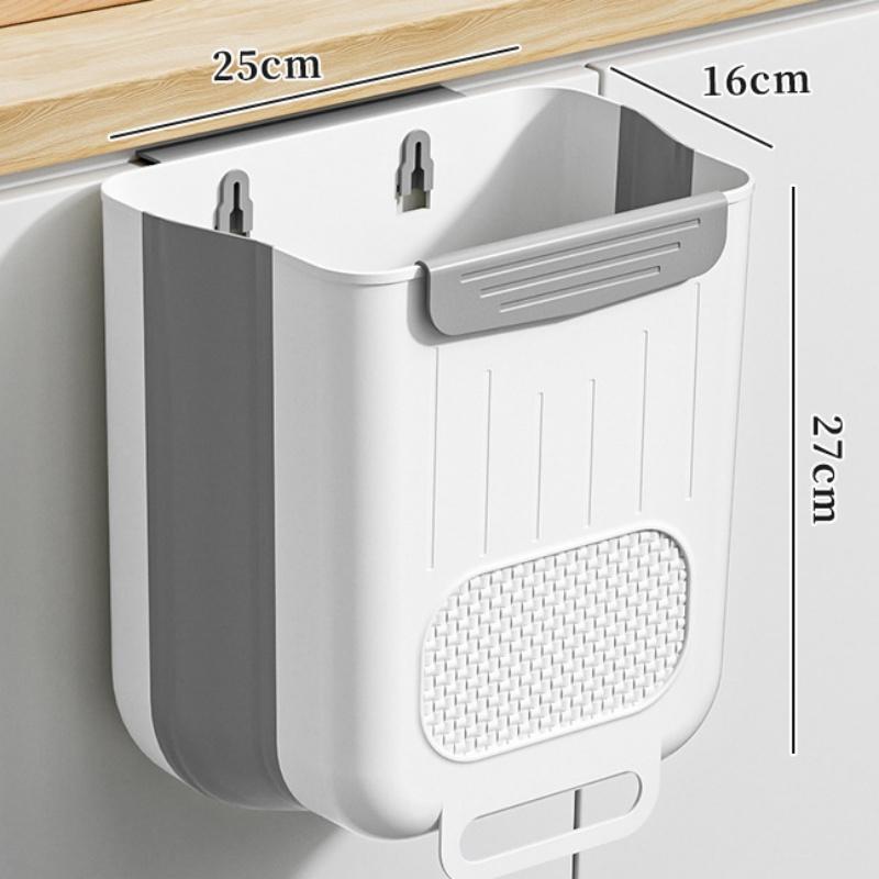 Кухонный настенный складной мусорный бак, бытовой шкаф, подвесная корзина для хранения мусора, креативная подвесная корзина для мусора
