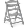 High Chair - HAUCK - ALPHA+B - Evolutive - From 6 Months To 90 Kg - FSC Wood - 5-point Harness - Grey