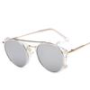 Fashion Metal Two-In-One Sunglasses Elegant Exquisite Party Gatherings Stage Performances Uv400 Protection Unisex Glasses