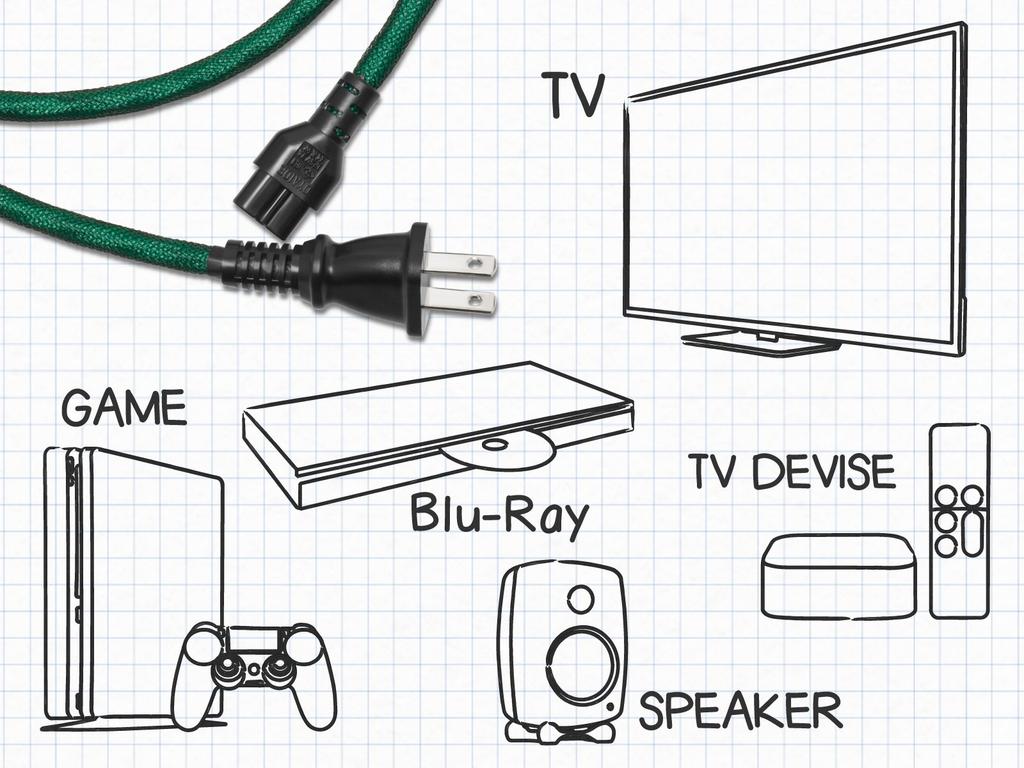 OYAIDE 15 EMX V2 Power Cable L/i 1.3m