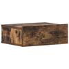Table de chevet - Maison Exclusive - Chêne fumé - Flottante murale gain de place - 40 x 30 x 15 cm