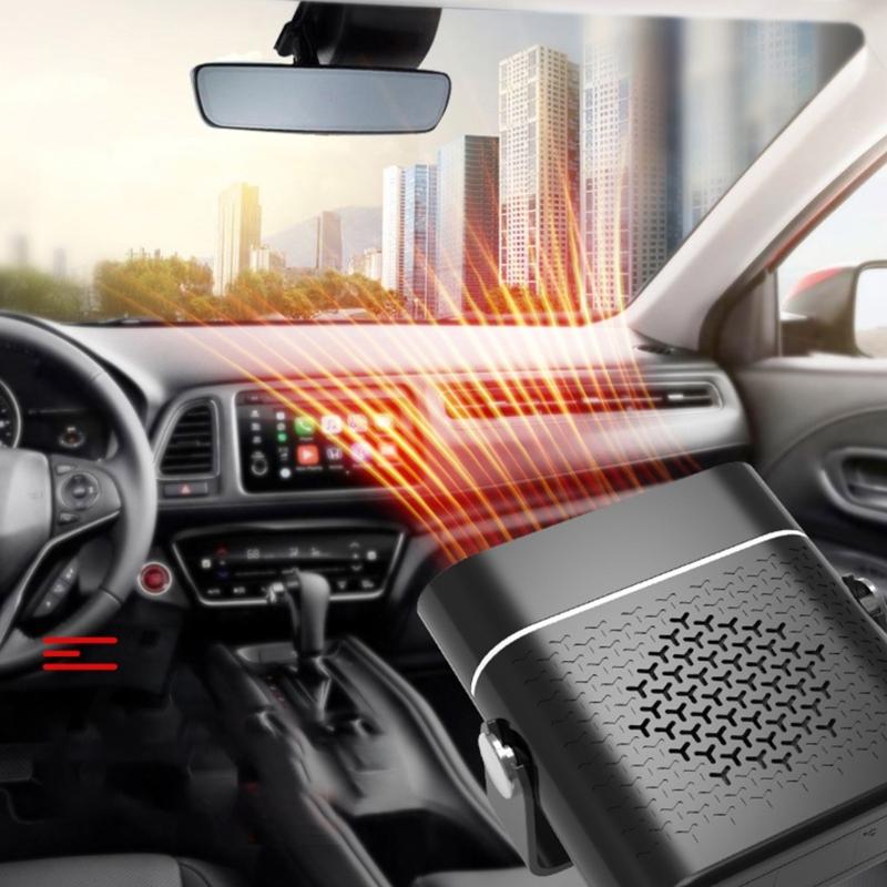 Портативный автомобильный обогреватель-вентилятор против запотевания 12 В 24 В вентилятор обогреватель лобового стекла автомобильный обогреватель воздуходувка осушитель воздуха для автомобиля