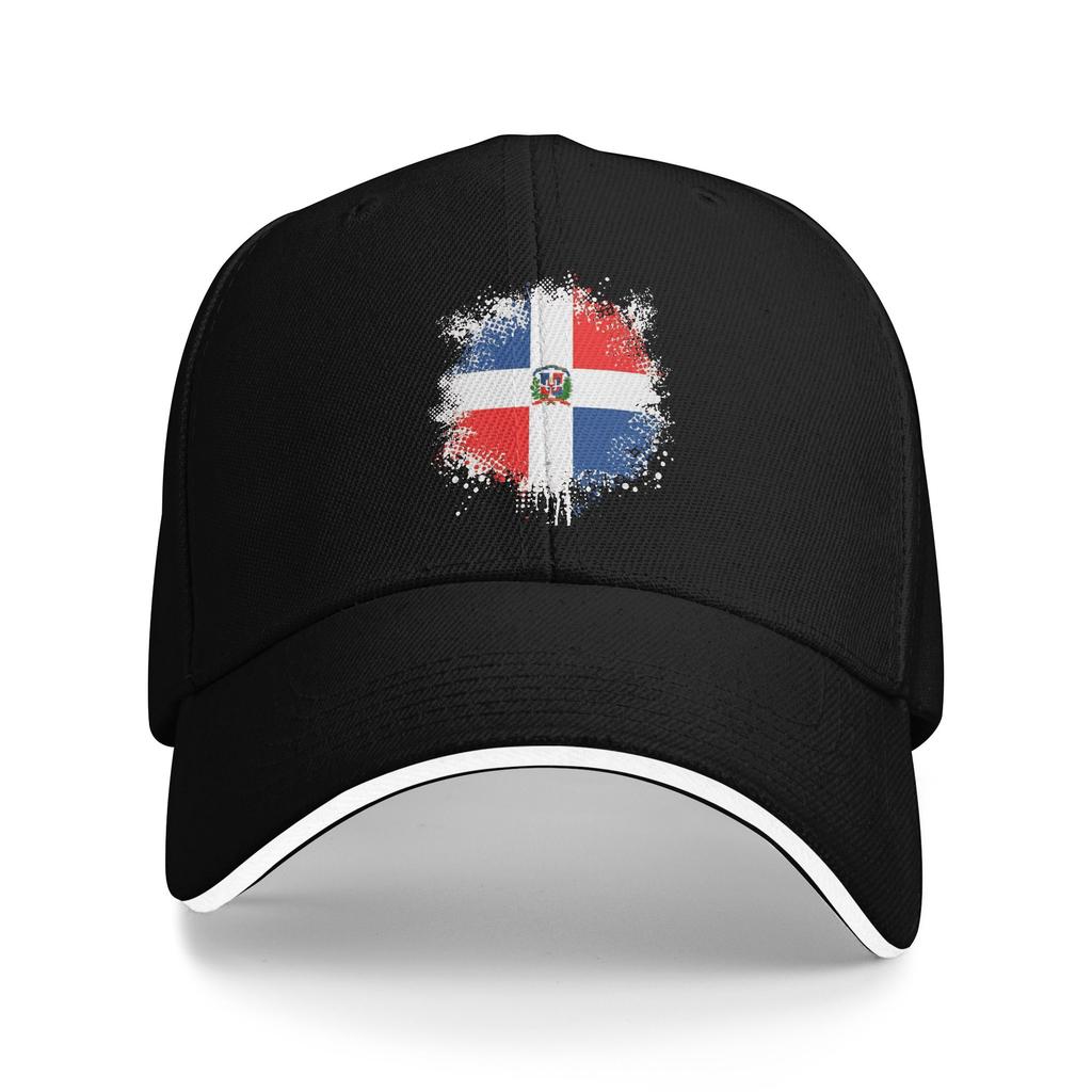 Dominican Republic Flag Baseball Caps Casual Sandwich Hat for Unisex Women Adjustable Hats Cap Outdoor