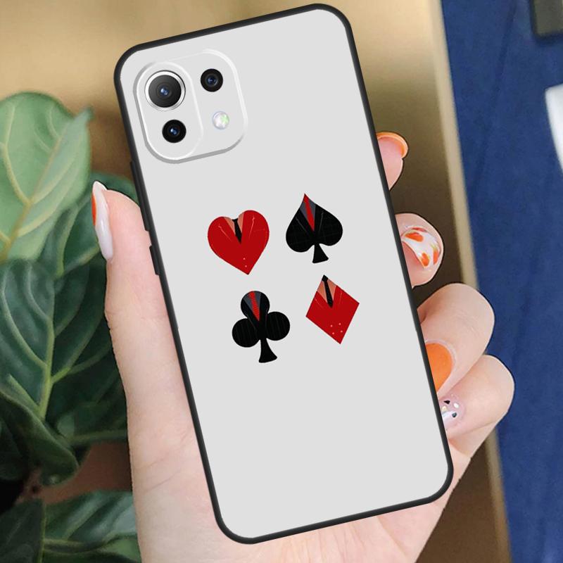 Кейс для телефона с пиковым тузом для POCO F5 X3 X5 Pro F4 X4 F3 C65 M5s Чехол для Xiaomi 13T 14 Pro 11T 12T 12 13 Lite