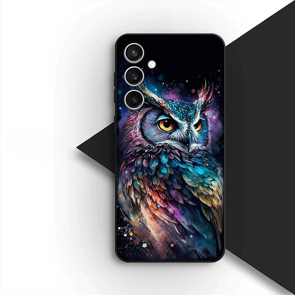 Casing for Motorola Moto Edge 70 60 Fusion NEO Pro G56 G96 G04 G05 20 G Stylus Phone Cover Protective Case Owl Cartoon