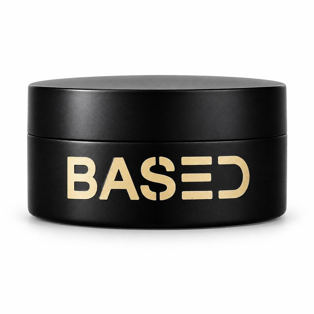 BASED Hair Clay for Men, Strong Hold Matte Finish, Natural Look All-Day Styling
