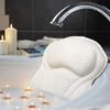 Bath Pillow Bathtub Spa Cushion - Bath Tub Pillow with 4D Air Mesh Breathable Bath & 6 Non-Slip Suction Cups Accessories