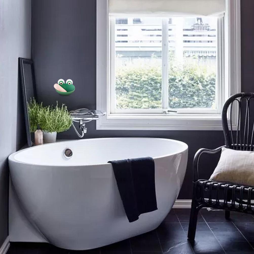 Настенная мыльница в виде лягушки с присосками