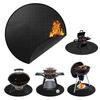 Outdoor Fireproof Mat Heat-Resistant Flame Retardant Anti-slip Deck Patio Grass Lawn Camping