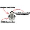 M18/M16/M14*1.5 M12*1.25 Magnetic Oil Drain Plug Neo Magnets Oil Drain Sump Nut Drain Bolt Silver Oil Drain Plugs 3