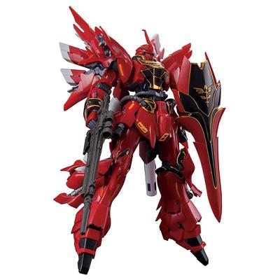 BANDAI SPIRITS Пластиковая модель мобильного костюма Gundam UC Sinanju RG MSN-06S 1/144 с цветовой кодировкой