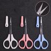 Multifunctional Beauty Makeup Scissors Stainless Steel Round Head Nose Hair Scissors  Makeup Tools