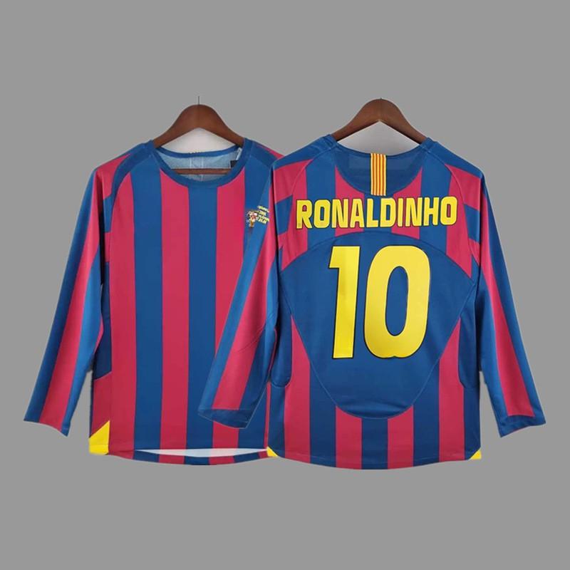 Retro Football Jersey Long Sleeve Soccer Shirt Men Women Sports Training Cycling