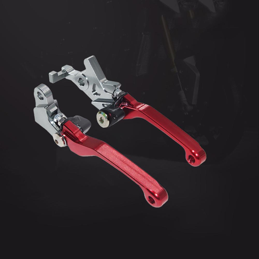 Pair Motorcycle Red Pivot Clutch Brake Lever For Honda CRF250L CRF300L 2012-2021