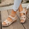 Women Wedge Sandals  New Fashion Non Slip Beach Shoes Woman Lightweight Casual Platform Plus Size Sandals Zapatos De Mujer