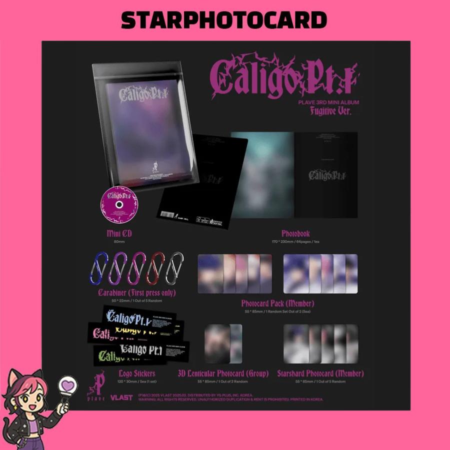 [READY STOCK] PLAVE - 3rd Mini Album CALIGO PT.1 FUGITIVE