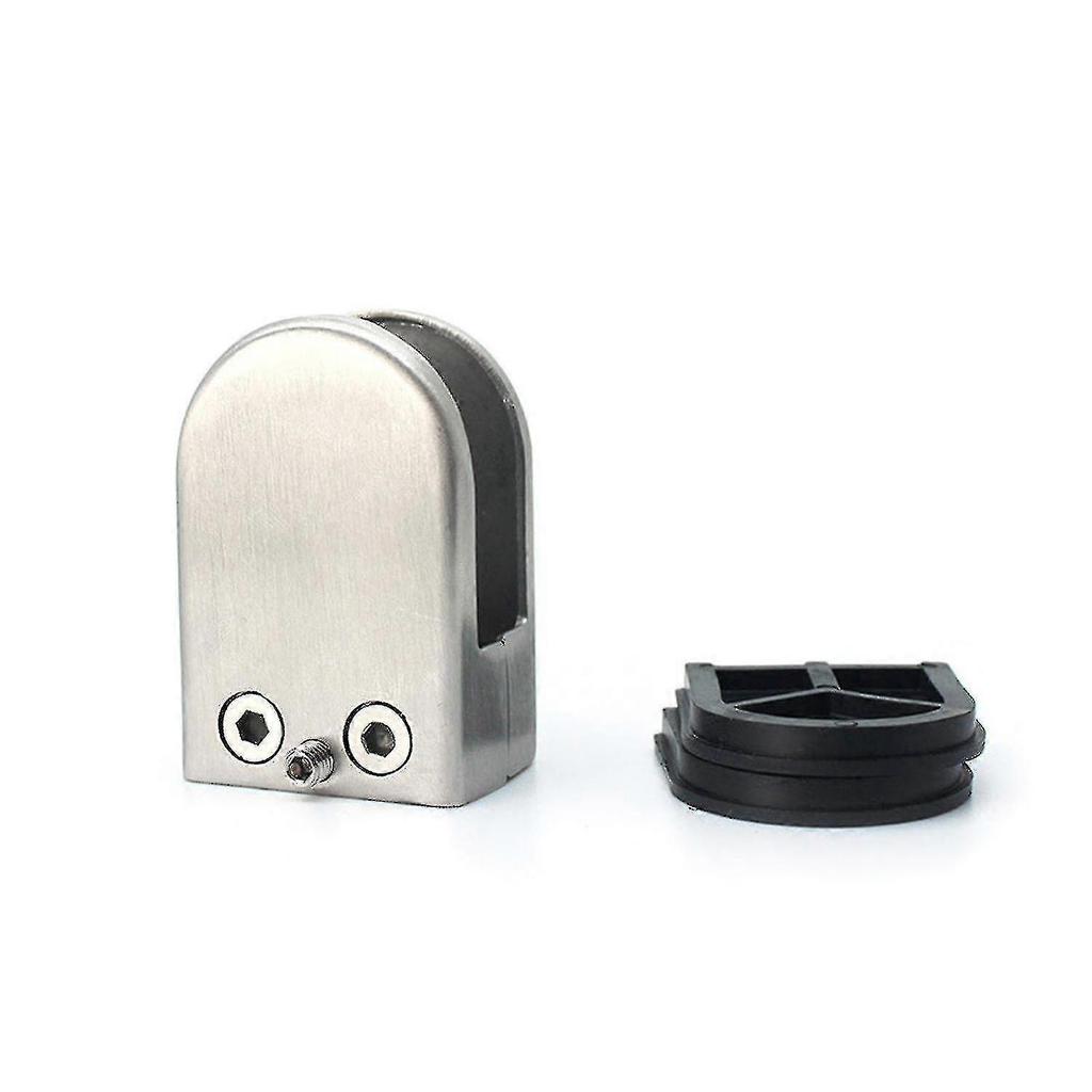 4pcs Stainless Steel Glass Clips Adjustable Glass Holder Glass Clips