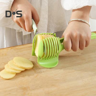 Овощерезка для лимона и помидоров, круглые щипцы для фруктов, держатель для лука, ручной инструмент для нарезки, многоцелевой кухонный гаджет для резки