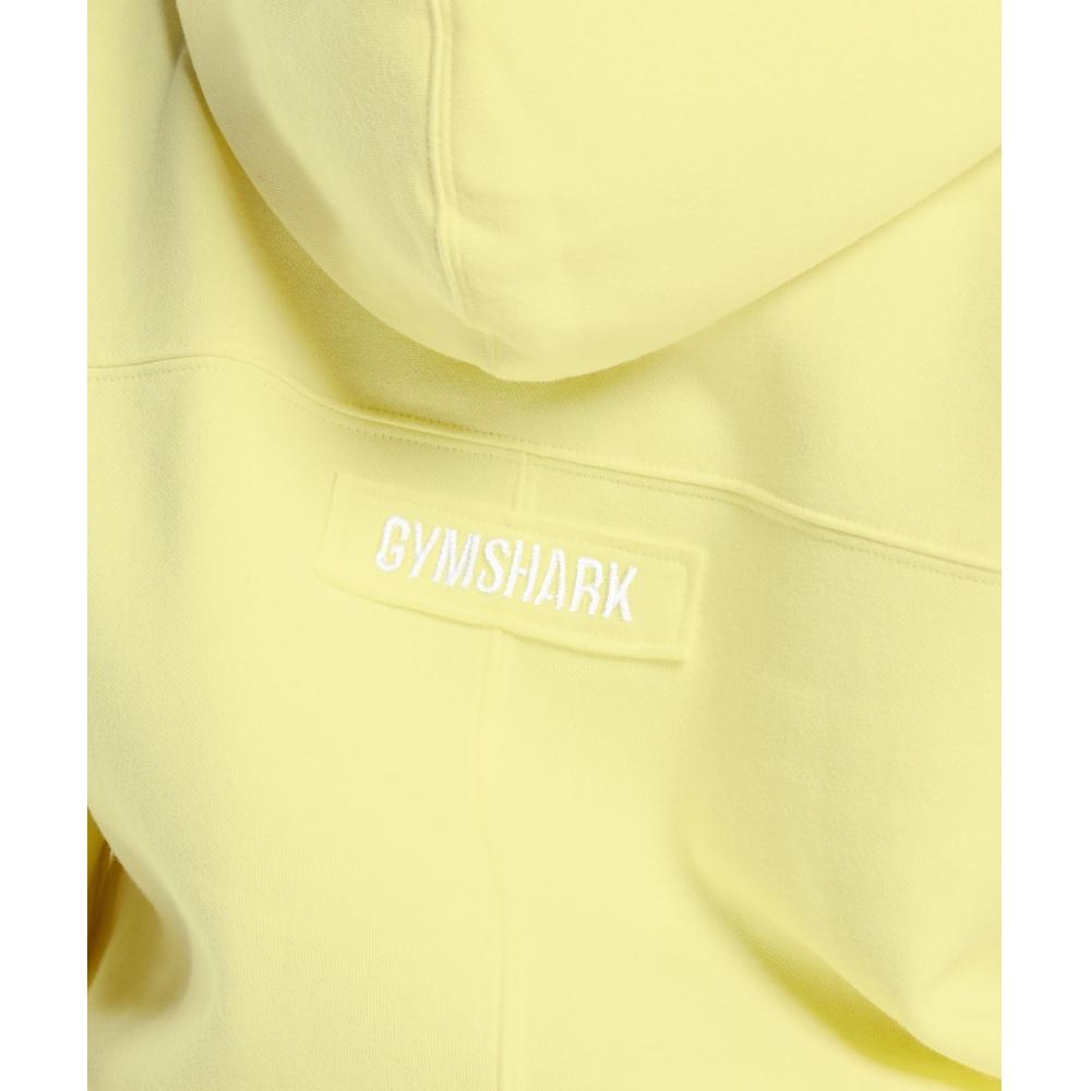 Gymshark Толстовка с капюшоном из флиса на молнии Refresh Yellow B8a7j Ybss