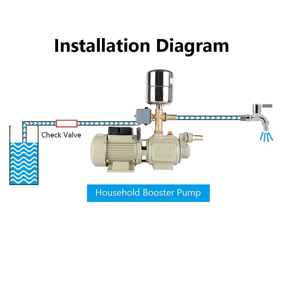 Реле контроля давления воды для насоса 40-60 PSI, регулируемый двойной пружинный шток