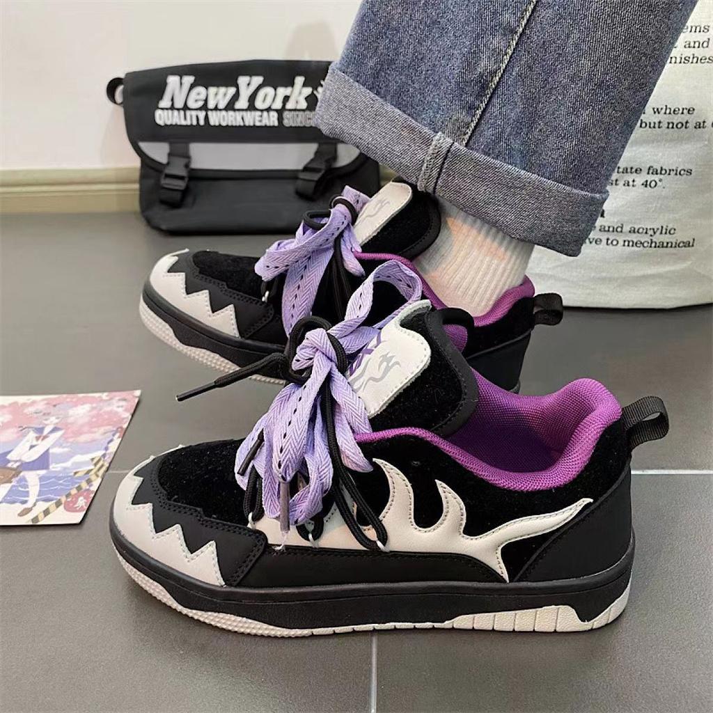 Трендовая повседневная обувь смешанных цветов Shark, мужская спортивная обувь для скейтборда, женские низкие кроссовки