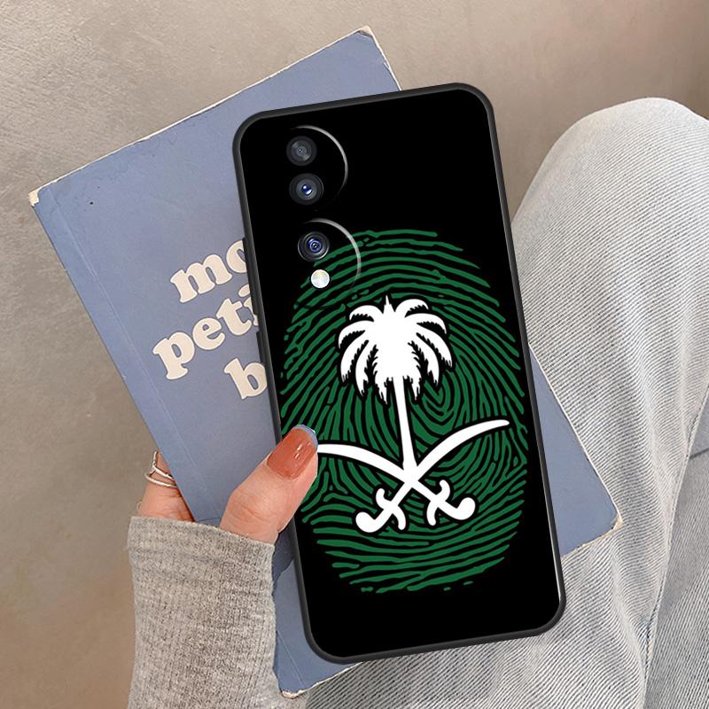 Чехол Флаг Саудовской Аравии для Honor Magic 5 6 7 8 Pro Чехол для Honor 200 400 Lite 50 70 90 X8a X8b X9a X9b X9c